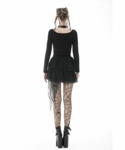 Dark In Love Lottie Long Sleeve Top Ladies