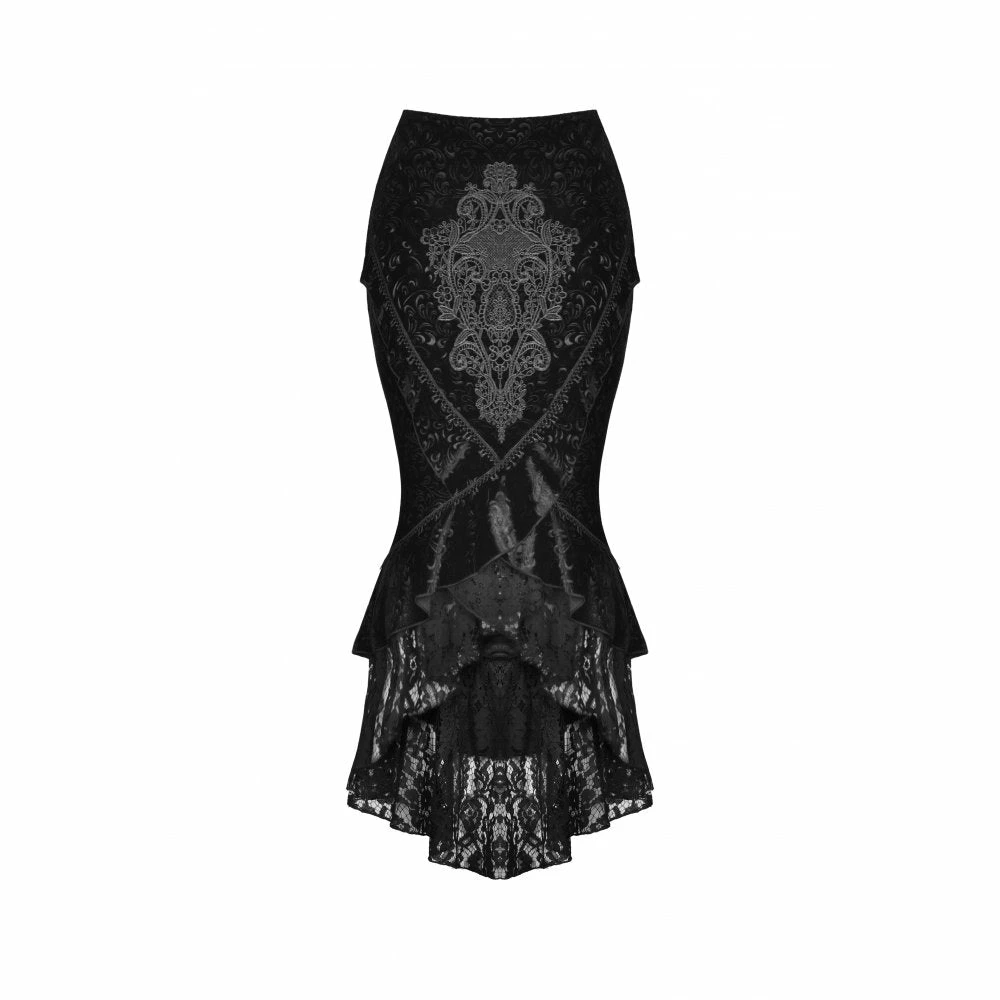 Dark In Love Zira Velvet Fishtail Skirt New Arrivals 8 Dark In Love Zira Velvet Fishtail Skirt New Arrivals