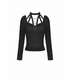 Dark In Love Lottie Long Sleeve Top Ladies