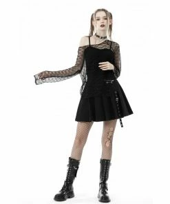 New Arrivals Dark In Love Amabella Net Top