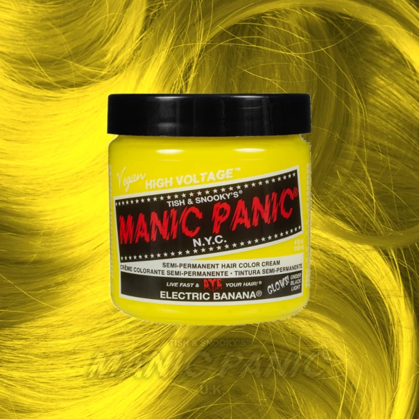 Manic Panic Classic Cream Hair Colour - Electric Banana 3 Manic Panic Classic Cream Hair Colour - Electric Banana
