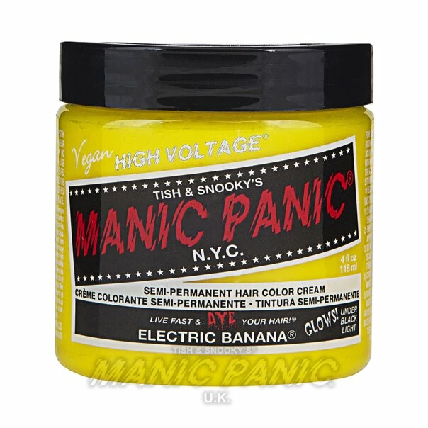 Manic Panic Classic Cream Hair Colour - Electric Banana 9 Manic Panic Classic Cream Hair Colour - Electric Banana