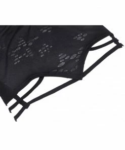 Dark In Love Black Star Halter Top Ladies