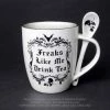 Alchemy Gothic Freaks Like Me: Mug And Spoon Set Homeware