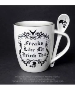 Alchemy Gothic Freaks Like Me: Mug And Spoon Set Homeware
