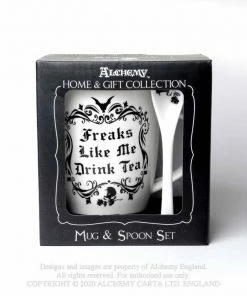Alchemy Gothic Freaks Like Me: Mug And Spoon Set Homeware