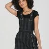 Hell Bunny Storm Pinafore Dress