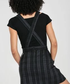 Hell Bunny Storm Pinafore Dress