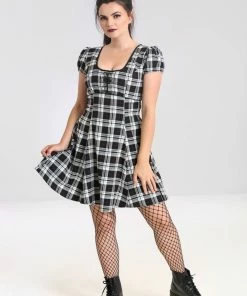 Hell Bunny Vernon Mini Dress Ladies 14 Hell Bunny Vernon Mini Dress Ladies