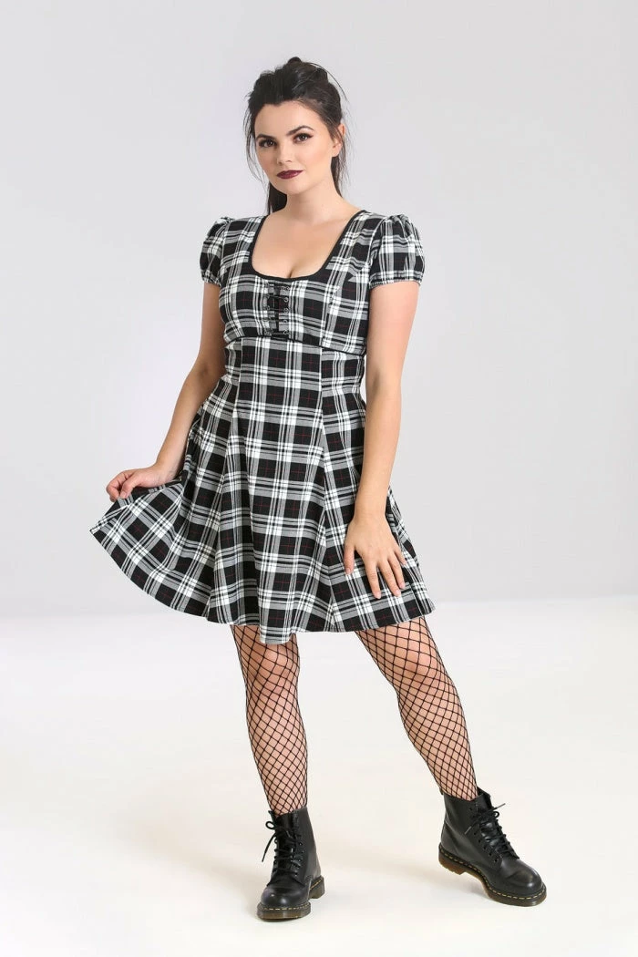 Hell Bunny Vernon Mini Dress Ladies 5 Hell Bunny Vernon Mini Dress Ladies