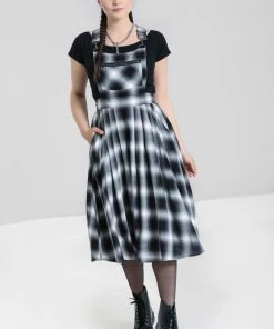 Ladies Hell Bunny Avril Pinafore Dress