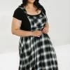 Ladies Hell Bunny Avril Pinafore Dress