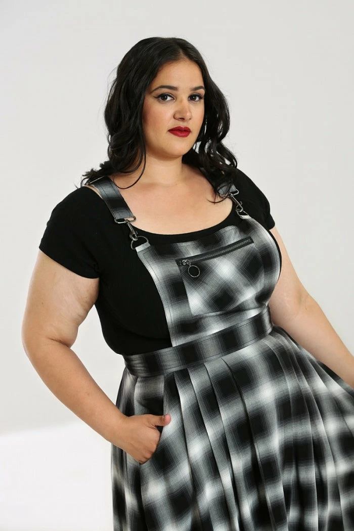 Ladies Hell Bunny Avril Pinafore Dress 7 Ladies Hell Bunny Avril Pinafore Dress