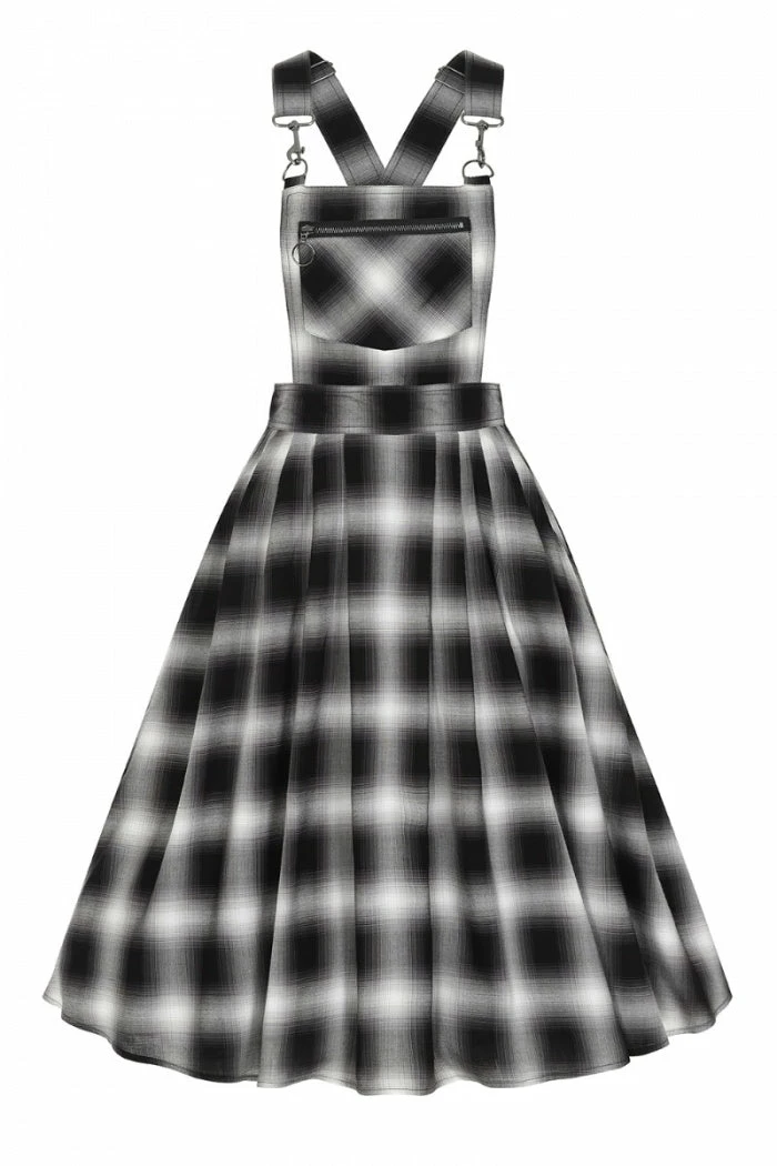 Ladies Hell Bunny Avril Pinafore Dress 8 Ladies Hell Bunny Avril Pinafore Dress