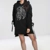Hell Bunny Medusa Hoodie Dress