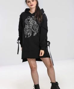 Hell Bunny Medusa Hoodie Dress