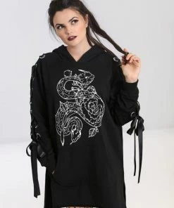 Hell Bunny Medusa Hoodie Dress