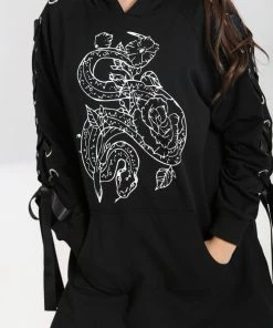 Hell Bunny Medusa Hoodie Dress