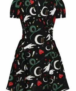 Hell Bunny Good Fortune Mini Dress Ladies 14 Hell Bunny Good Fortune Mini Dress Ladies