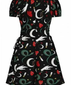 Hell Bunny Good Fortune Mini Dress Ladies 15 Hell Bunny Good Fortune Mini Dress Ladies