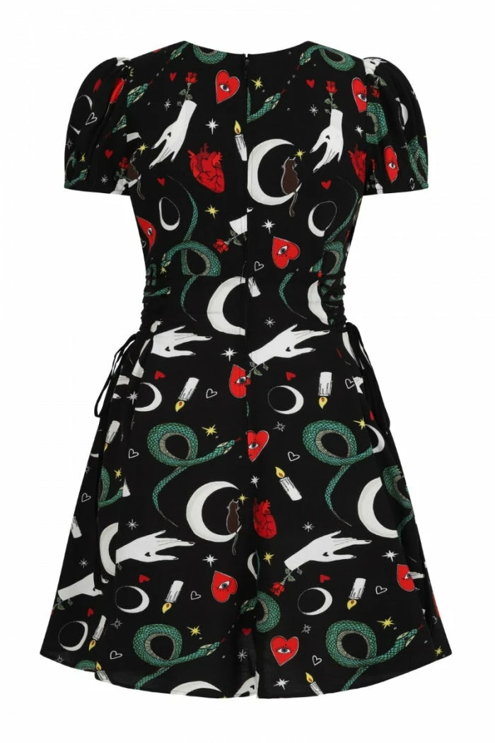 Hell Bunny Good Fortune Mini Dress Ladies 8 Hell Bunny Good Fortune Mini Dress Ladies