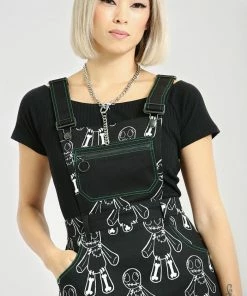 Hell Bunny Voodoo Pinafore Dress Ladies