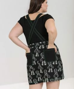 Hell Bunny Voodoo Pinafore Dress Ladies 17 Hell Bunny Voodoo Pinafore Dress Ladies