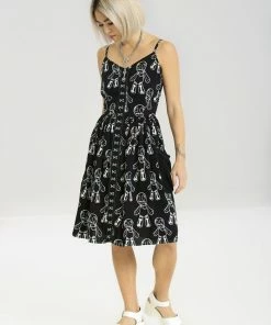 Hell Bunny Voodoo Mid Dress Ladies 17 Hell Bunny Voodoo Mid Dress Ladies