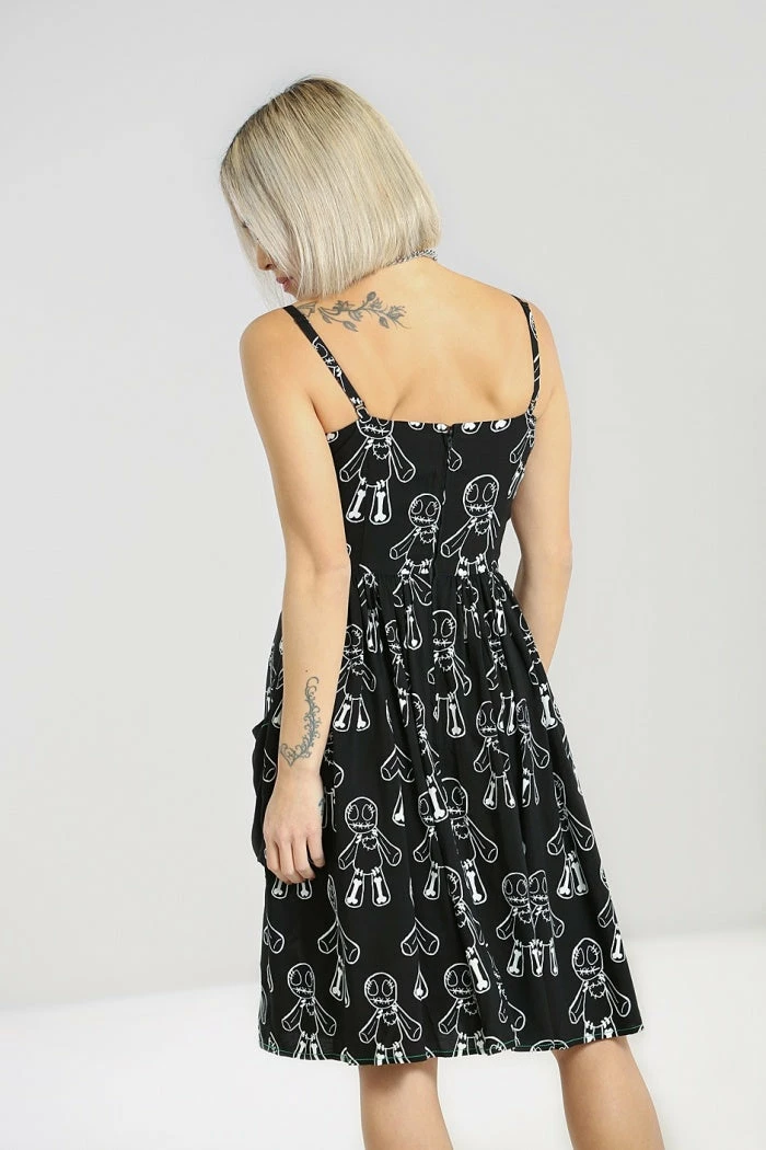 Hell Bunny Voodoo Mid Dress Ladies 7 Hell Bunny Voodoo Mid Dress Ladies