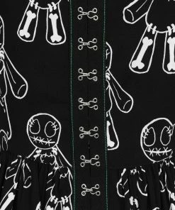Hell Bunny Voodoo Mid Dress Ladies 22 Hell Bunny Voodoo Mid Dress Ladies