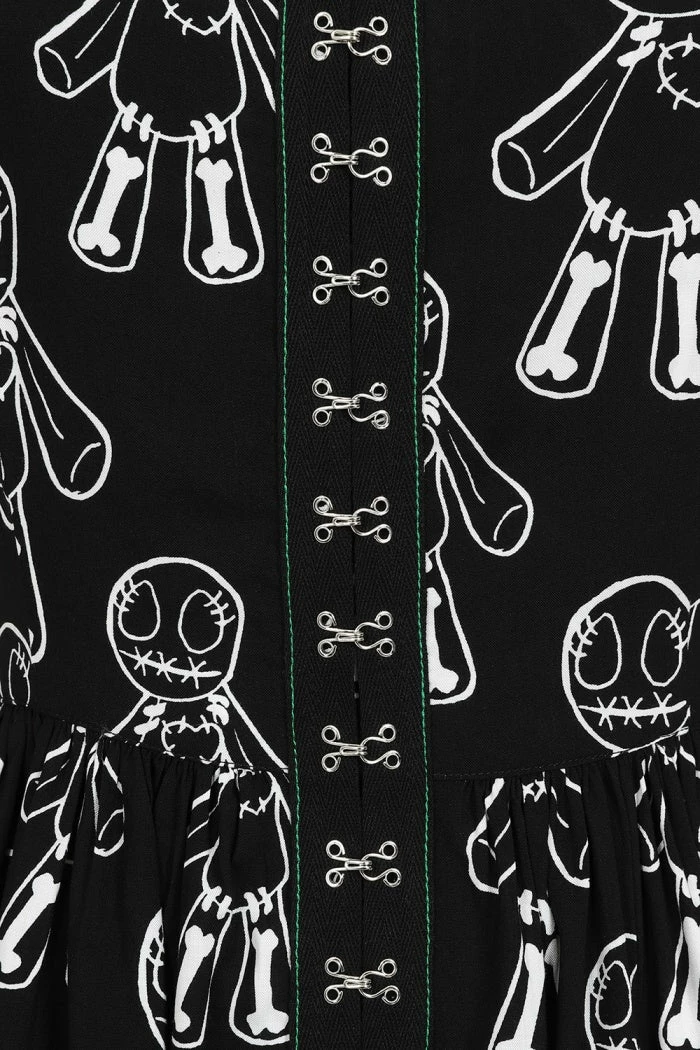 Hell Bunny Voodoo Mid Dress Ladies 10 Hell Bunny Voodoo Mid Dress Ladies