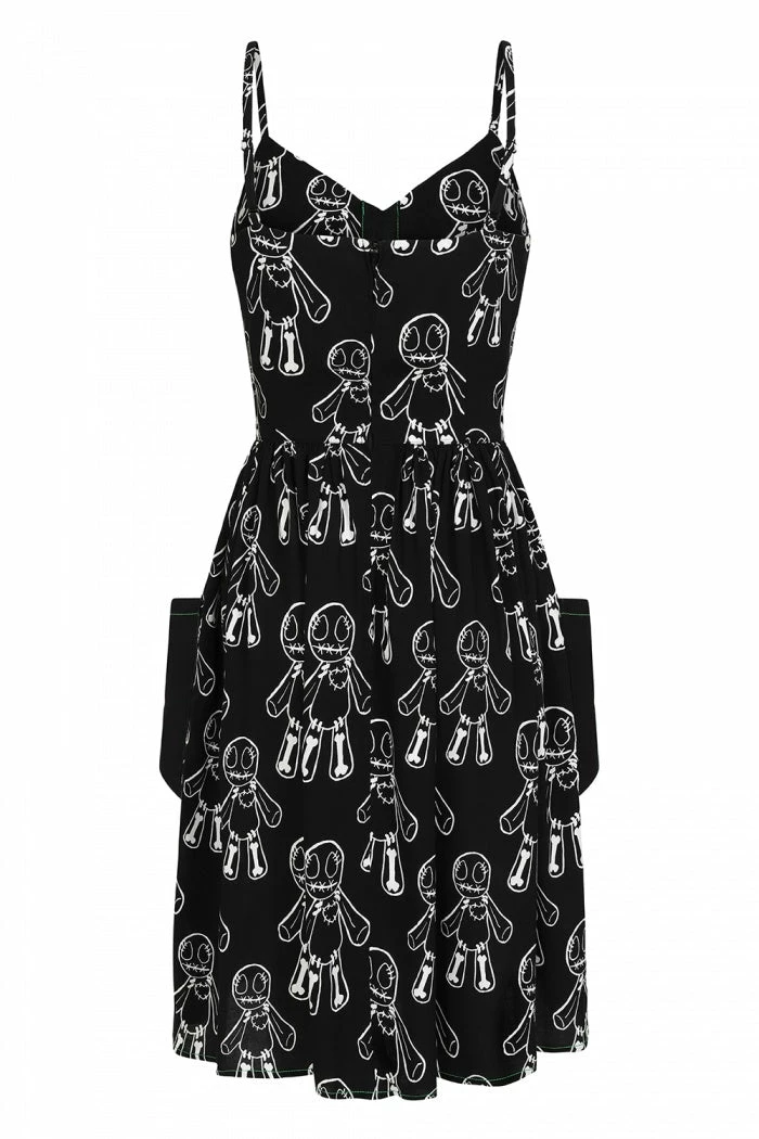 Hell Bunny Voodoo Mid Dress Ladies 9 Hell Bunny Voodoo Mid Dress Ladies