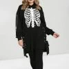 New Arrivals Hell Bunny Skeleton Hoodie Dress