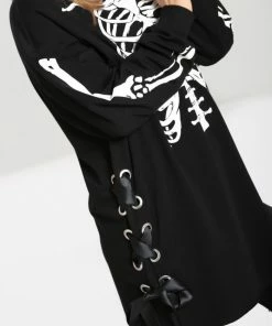 New Arrivals Hell Bunny Skeleton Hoodie Dress