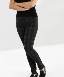 Hell Bunny Storm Skinny Trousers