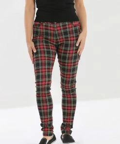 Ladies Hell Bunny Clash Skinny Trousers