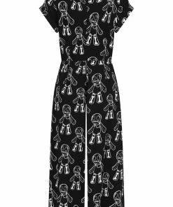 Ladies Hell Bunny Voodoo Jumpsuit