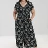 Ladies Hell Bunny Voodoo Jumpsuit 1 Ladies Hell Bunny Voodoo Jumpsuit