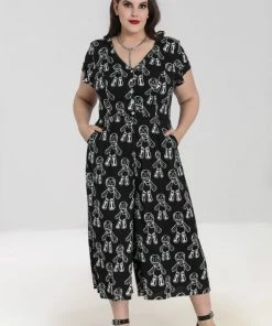 Ladies Hell Bunny Voodoo Jumpsuit