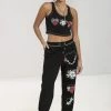Hell Bunny Petal Joggers Ladies