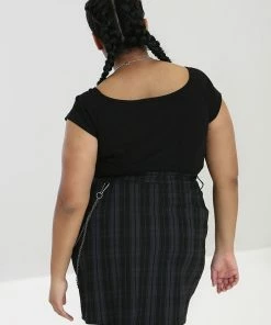 Hell Bunny Belladonna Top Ladies