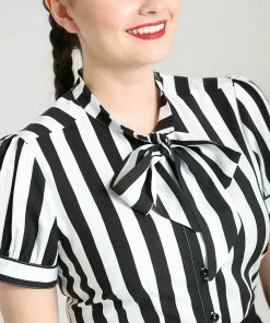 Ladies Hell Bunny Juno Blouse