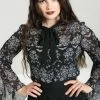 Hell Bunny Lost Whispers Blouse
