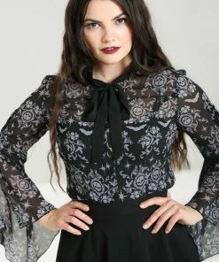 Hell Bunny Lost Whispers Blouse
