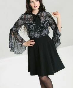 Hell Bunny Lost Whispers Blouse
