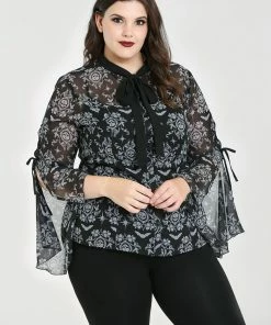 Hell Bunny Lost Whispers Blouse