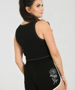 Hell Bunny Medusa Crop Top Ladies