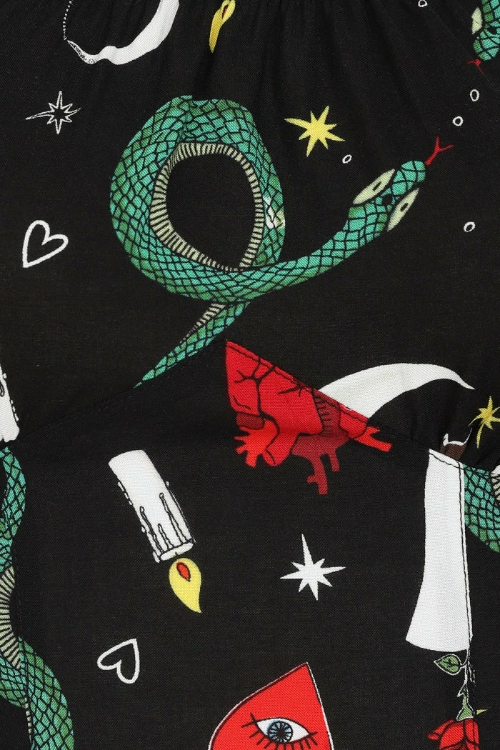 Hell Bunny Good Fortune Crop Top Ladies 9 Hell Bunny Good Fortune Crop Top Ladies