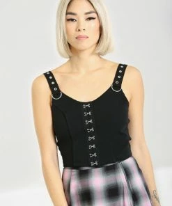 Hell Bunny Tabitha Crop Top Ladies