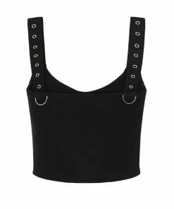 Hell Bunny Tabitha Crop Top Ladies